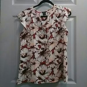 Ann Taylor Floral Blouse